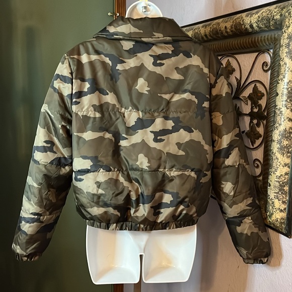 Wild Fable Camouflage Quilted Zip up Jacket Sz S - Picture 7 of 13
